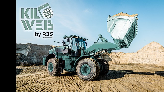 Wiellader RDS mobiel weegsysteem + Kiloweb gr